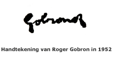Handtekening in 1952